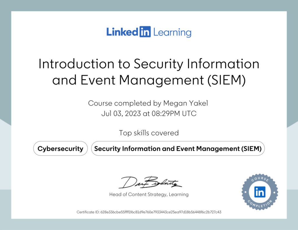 Introduction to Security Information and Event Management (SIEM)