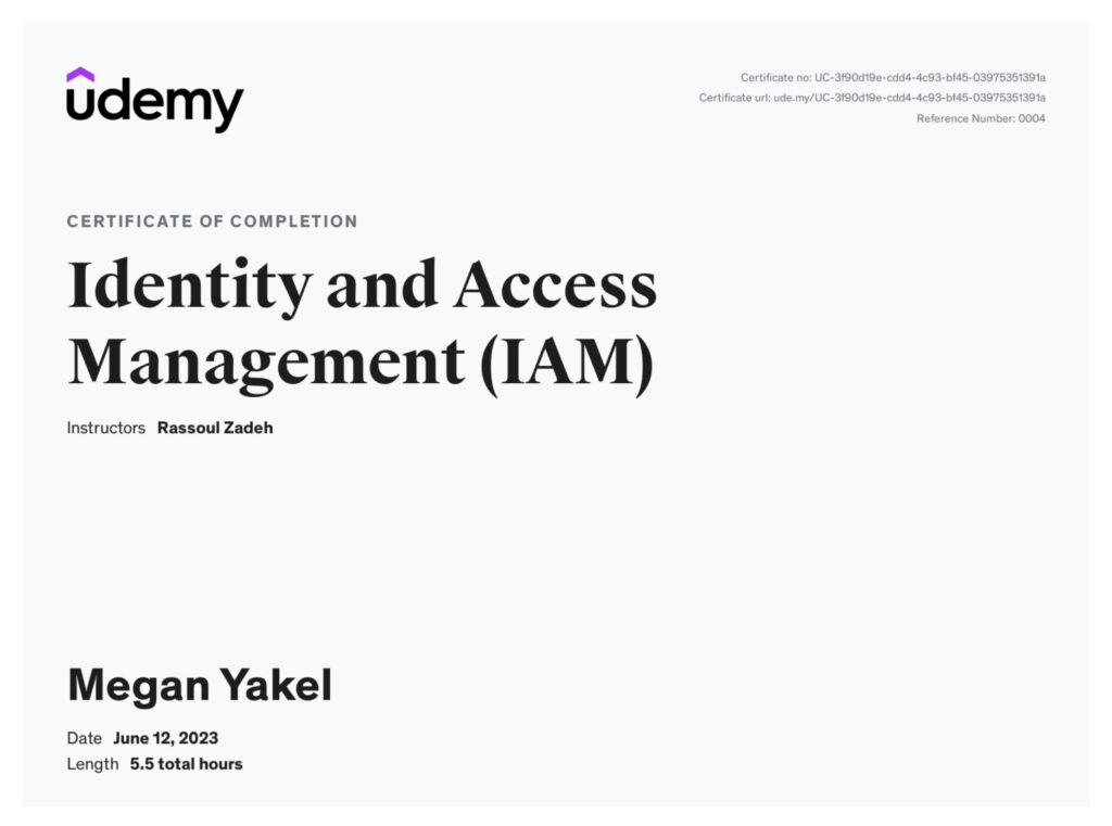 Identity and Access Management (IAM)